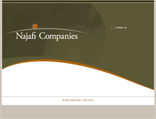 Tablet Screenshot of najafi.com