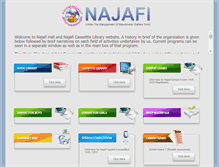 Tablet Screenshot of najafi.org